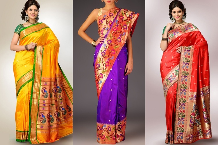 Manufacturers,Exporters,Suppliers of Paithani Saree